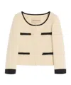Valentino Textured Fabric Jacket Featuring Pockets In Brown