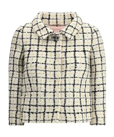 VALENTINO VALENTINO CHECKED TWEED JACKET