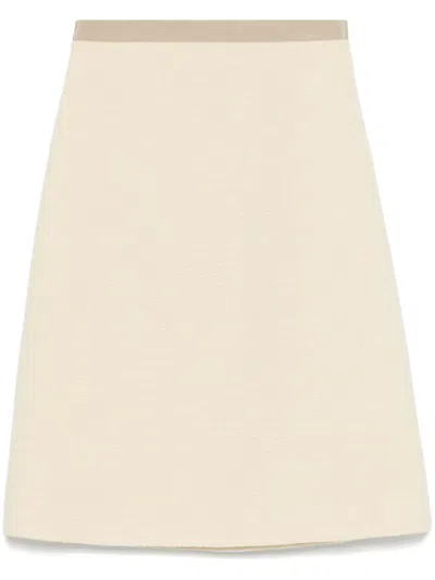 VALENTINO TWEED MIDI SKIRT