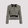 Valentino Garavani Multicolored Patterned Wool-blend Jacket In Multi