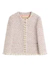 Valentino Garavani Embroidered Ribbon Tweed Jacket