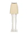 Valentino Tweed Skirt In Yellow