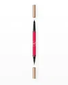 Valentino Twin Liner Gel And Liquid Eyeliner 03 Black And Blue 0.5 ml Liner/0.1 G Pencil In Blu 03