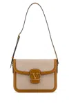 Valentino Two-tone Canvas And Leather 9to5 Shoulder Bag