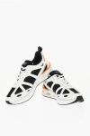 Valentino Two-tone Leather V-logo Low-top Sneakers In Multi