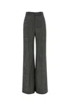 Valentino High-rise Wide-leg Trousers Featuring Pockets In Multi
