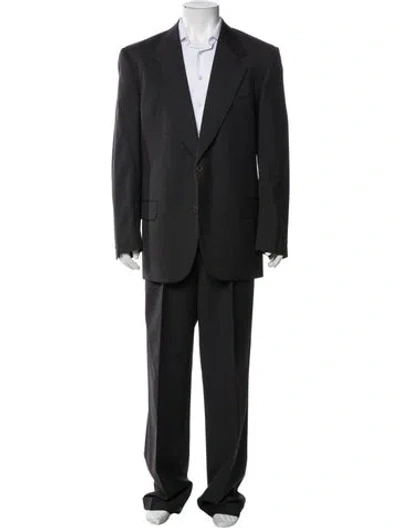 Pre-owned Valentino Two-piece Suit In Black