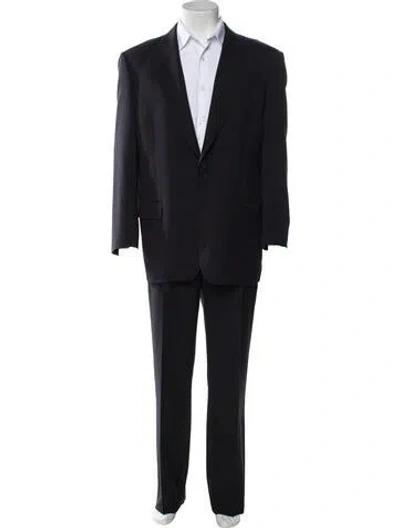 Pre-owned Valentino Two-piece Suit In Blue