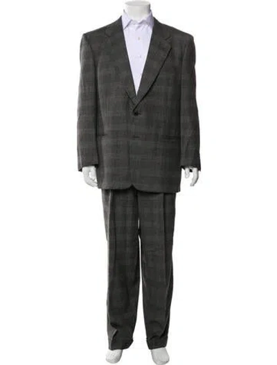 Pre-owned Valentino Two-piece Suit In Gray
