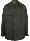 Valentino Men's Nylon Overshirt Vltn In Green