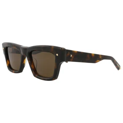 Valentino Unisex Sunglasses In Brown