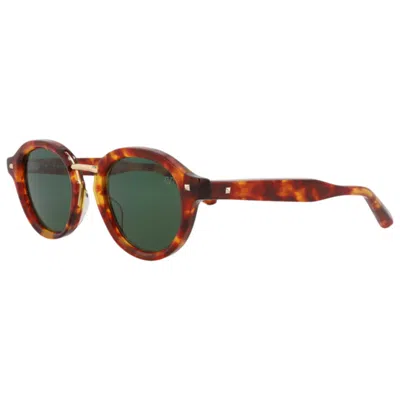 Valentino Unisex Sunglasses In Brown