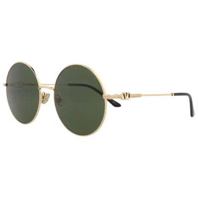 Valentino Unisex Sunglasses In Gold
