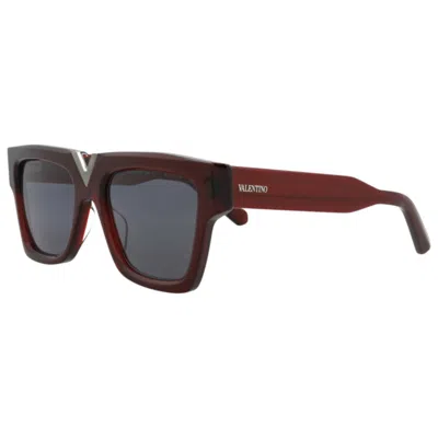 Valentino Unisex Sunglasses In Brown