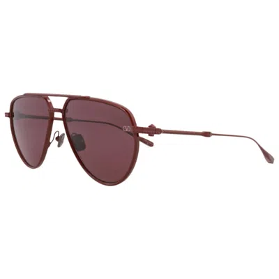 Valentino Unisex Sunglasses In Brown