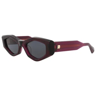 Valentino Unisex Sunglasses In Brown