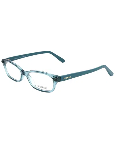 Valentino Garavani Valentino Unisex Vl2695 52mm Optical Frames In Blue