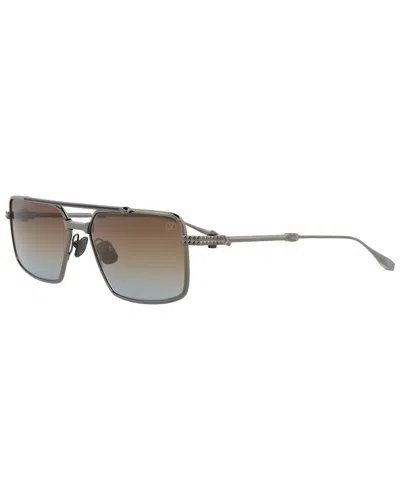 Valentino Unisex Vls-111c58 58mm Sunglasses In Silver