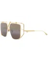 Valentino Unisex Vls-116b59 59mm Sunglasses In Gold
