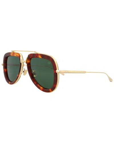Valentino Unisex Vls-129c50 50mm Sunglasses In Brown