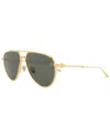 Valentino Unisex Vls-133a59 59mm Sunglasses In Gold