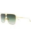 Valentino Unisex Vls-137c134 134mm Sunglasses In Gold