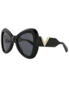 Valentino Unisex Vls-138a53 53mm Sunglasses In Black