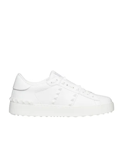 Valentino Garavani Untitled Open Low-top Sneakers In White