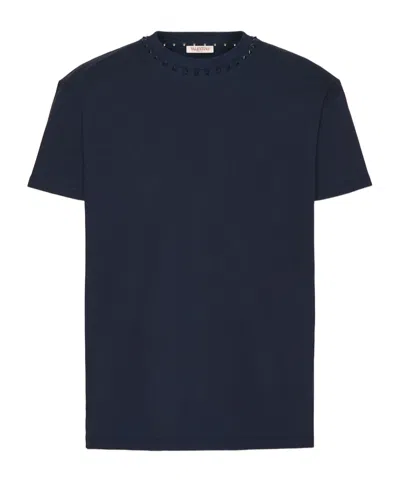 VALENTINO VALENTINO UNTITLED STUDDED SHORT-SLEEVED T-SHIRT