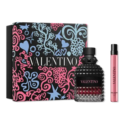 Valentino Uomo Born In Roma Intense Eau De Parfum Father's Day Gift Set In Transparent