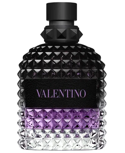 Valentino Uomo Born In Roma Purple Melancholia Eau De Toilette Spray, 3.38 Oz. In Transparent