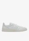 Valentino Upvillage Low Top Nappa Leather Sneaker In White