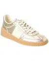 Valentino Upvillage Leather Sneaker In Gold