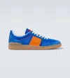 Valentino Garavani Multicolor Split Leather And Leather Upvillage Sneakers In Blue