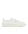 Valentino Upvillage Low Top Nappa Leather Sneaker In Snow White