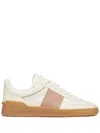 Valentino Upvillage Bicolor Stripe Low-top Sneakers In White