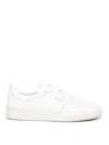 Valentino Upvillage Low Top Nappa Leather Sneaker In White