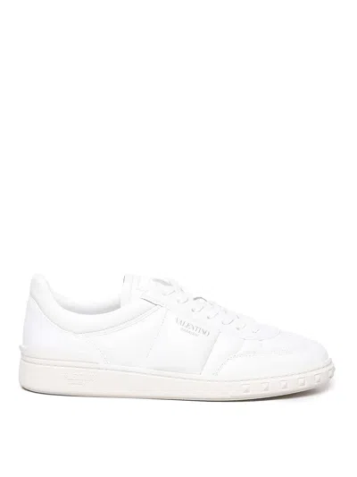 VALENTINO GARAVANI UPVILLAGE LOW TOP NAPPA LEATHER SNEAKERS