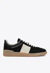 Valentino Black/ivory Upvillage Sneakers In Black