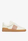 Valentino Upvillage Bicolor Stripe Low-top Sneakers In Multicolor
