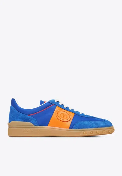VALENTINO GARAVANI UPVILLAGE LOW-TOP SUEDE SNEAKERS