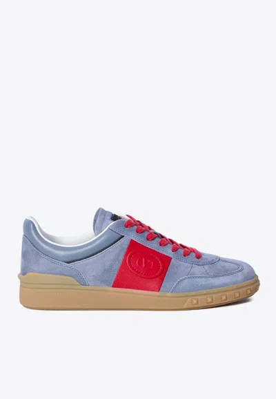 VALENTINO GARAVANI UPVILLAGE LOW-TOP SUEDE SNEAKERS
