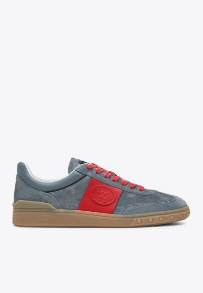 VALENTINO GARAVANI UPVILLAGE LOW-TOP SUEDE SNEAKERS