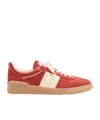 Valentino Garavani Upvillage Low Top Trainers In Split Leather And Calfskin Nappa Leather In Multi