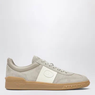 Valentino Garavani Upvillage Mixedmaterial Sneakers In Beige And Ivory In Neutral