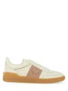 Valentino Upvillage Low-top Leather Sneakers In Ivory