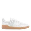 Valentino Garavani Upvillage Low-top Perforated Nappa Leather Sneaker In White