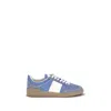 Valentino Garavani Upvillage Low Top Trainer In Crust Leather And Nylon