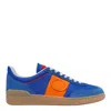 Valentino Multicolor Split Leather And Leather Upvillage Sneakers In Blue