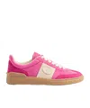 Valentino Velcro Sneakers In Cyclamen And Pink In Pink